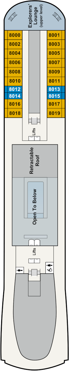 Viking Vesta Deck 8 Deck Plan