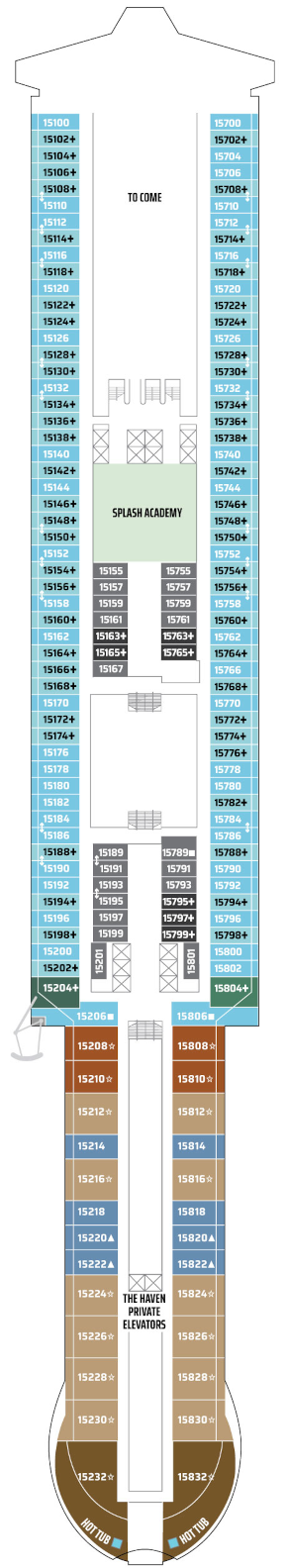 Norwegian Luna Deck 15 Deck Plan