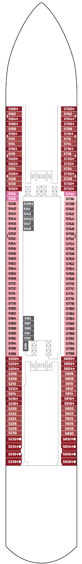 Norwegian Luna Deck 5 Deck Plan