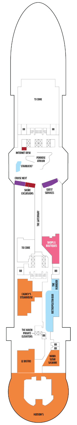 Norwegian Luna Deck 7 Deck Plan