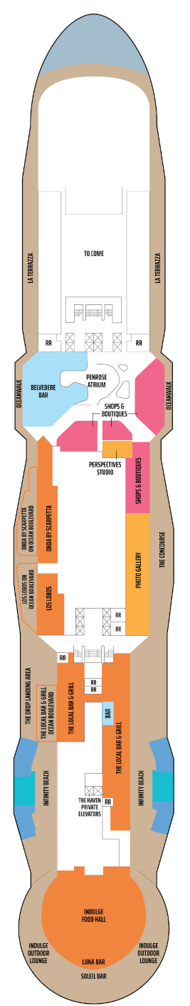 Norwegian Luna Deck 8 Deck Plan