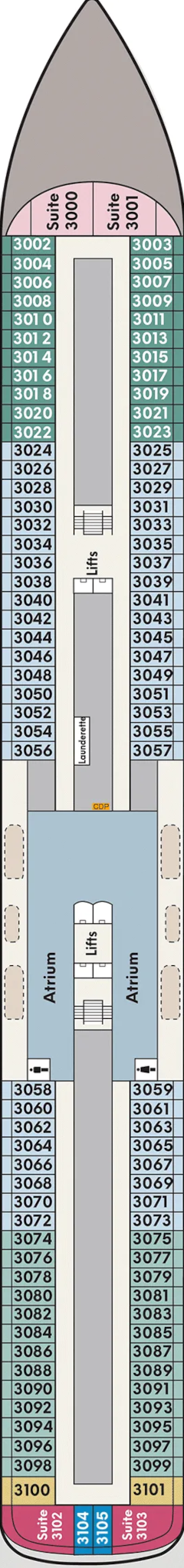 Viking Vela Deck 3 Deck Plan
