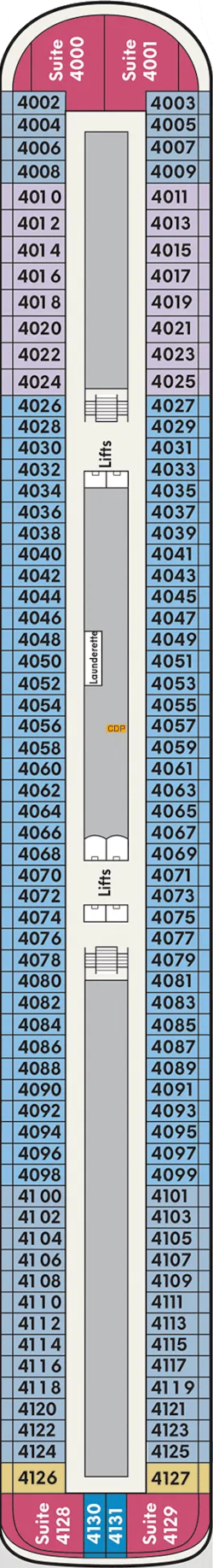 Viking Neptune Deck 4 Deck Plan