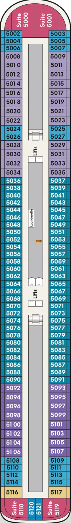 Viking Vela Deck 5 Deck Plan