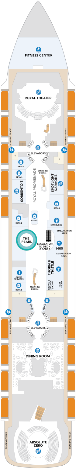 Legend Of The Seas Deck 5 Deck Plan