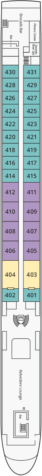 S.S. Emilie Adele Deck Deck Plan