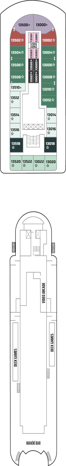 Pride Of America Deck Thirteen Deck Plan