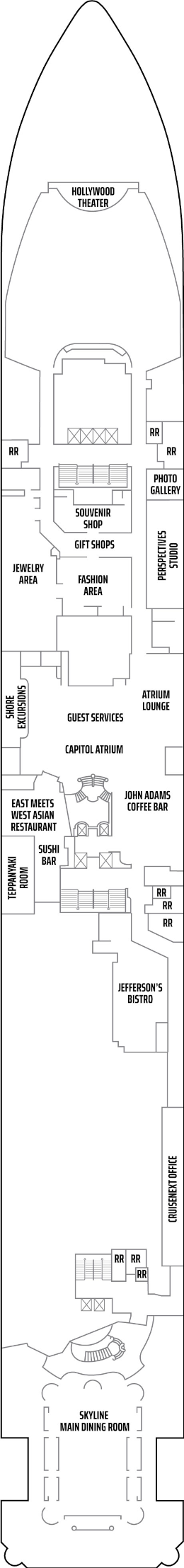 Pride Of America Deck Five Deck Plan