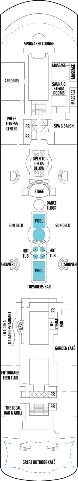 Norwegian Sky Pool Deck Deck Plan