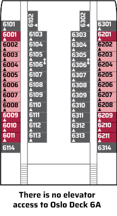 Norwegian Sky Oslo Deck Deck Plan