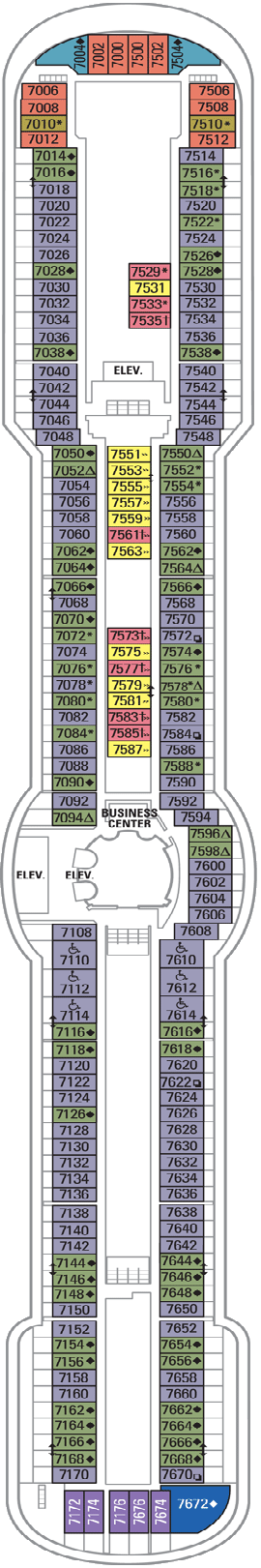 Jewel Of The Seas Null Deck Plan