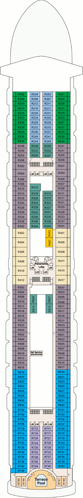 Caribbean Princess Cruise Ship, 2021, 2022 and 2023 Caribbean Princess