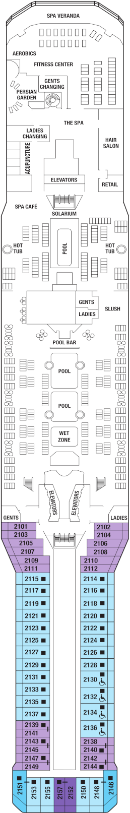 Celebrity Equinox Resort Deck Deck Plan