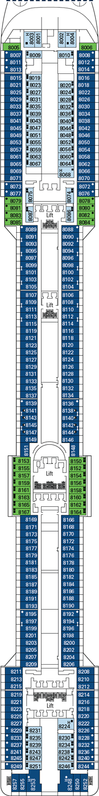 Схема лайнера msc fantasia