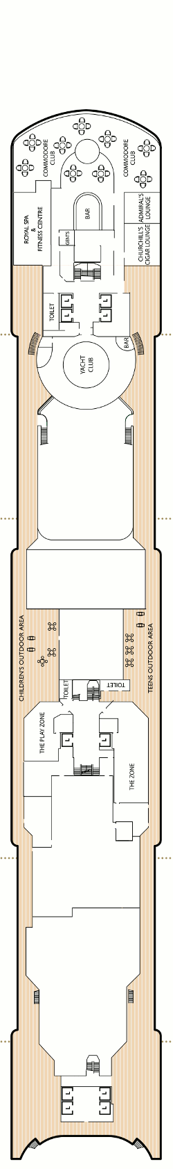 Queen Victoria Deck Ten Deck Plan