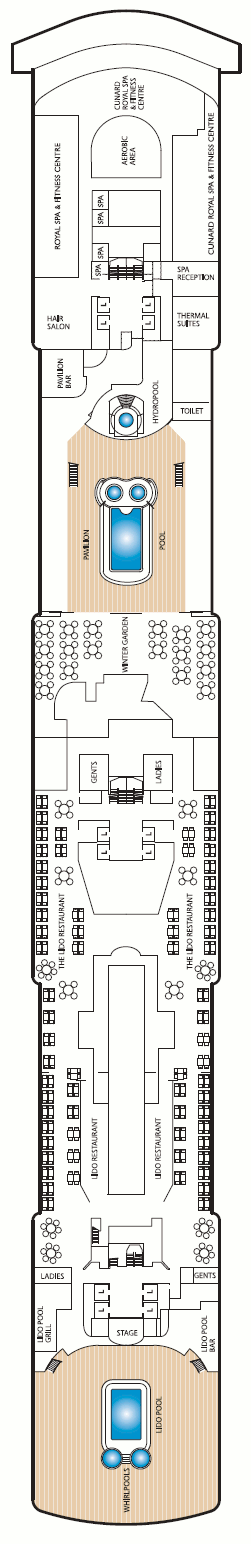 Queen Victoria Deck Nine Deck Plan