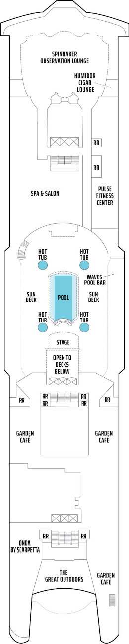 Norwegian Spirit Deck Twelve Deck Plan