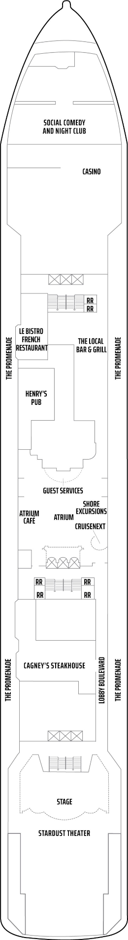 Norwegian Spirit Deck Seven Deck Plan