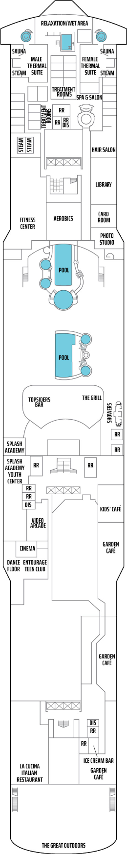 Norwegian Jewel Deck Twelve Deck Plan