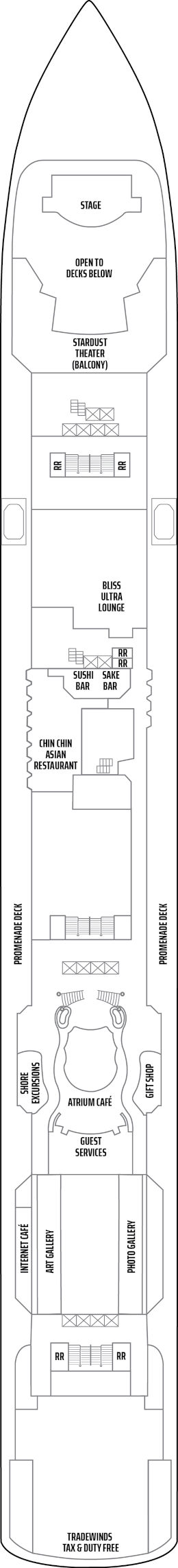 Norwegian Jewel Deck Seven Deck Plan