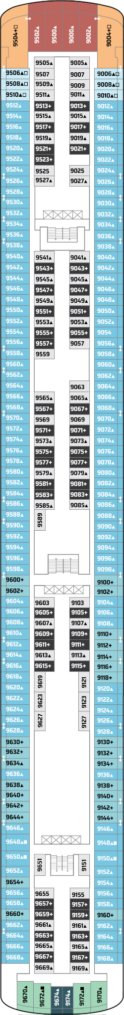 Norwegian Jewel Deck Nine Deck Plan