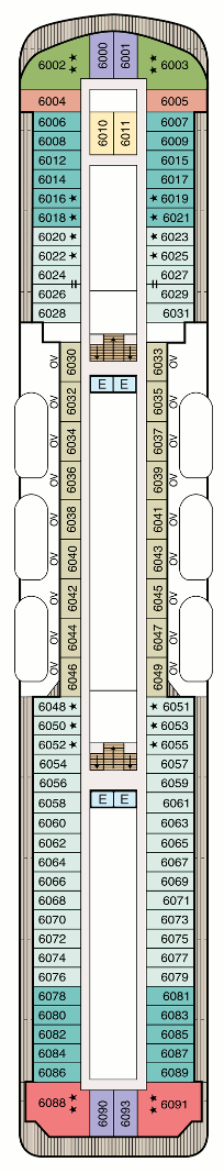 Insignia Deck Six Deck Plan