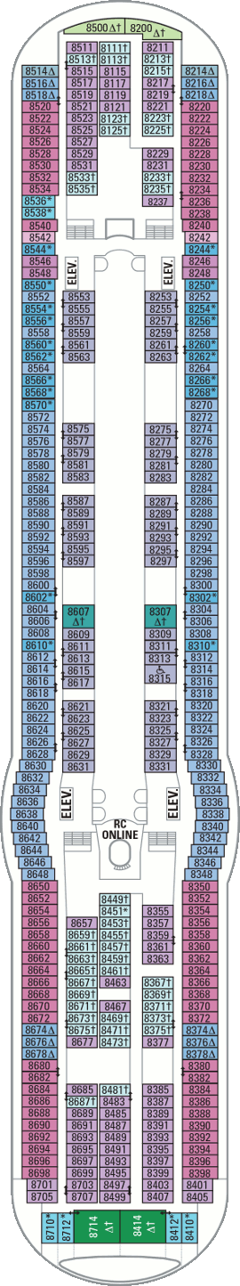 Royal Caribbean's Freedom of the Seas Cruise Ship, 2019, 2020 and 2021 ...