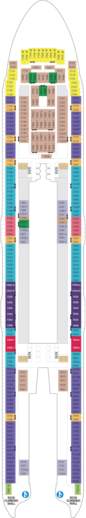 Allure Of The Seas Deck Seven Deck Plan