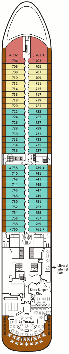 Silver Spirit Deck 7 Deck Plan