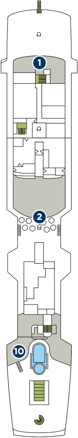 Wind Star Deck Four Deck Plan