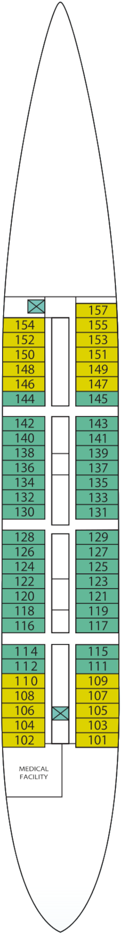 Wind Surf Deck One Deck Plan