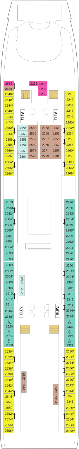 Adventure Of The Seas Deck Two Deck Plan