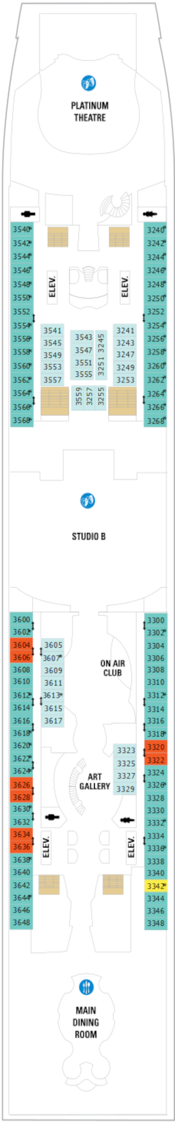 Liberty Of The Seas Deck Three Deck Plan