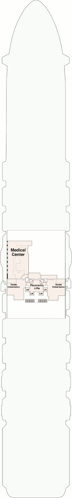 Royal Princess Deck 4 - Gala Deck Plan