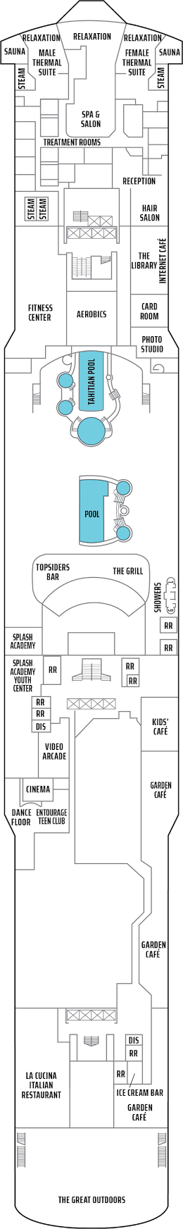 Norwegian Gem Deck Twelve Deck Plan