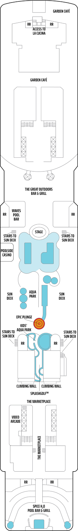 Norwegian Epic Deck 15 Deck Plan