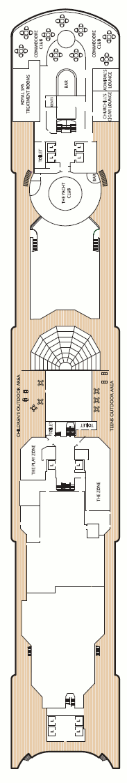 Queen Elizabeth Deck Ten Deck Plan