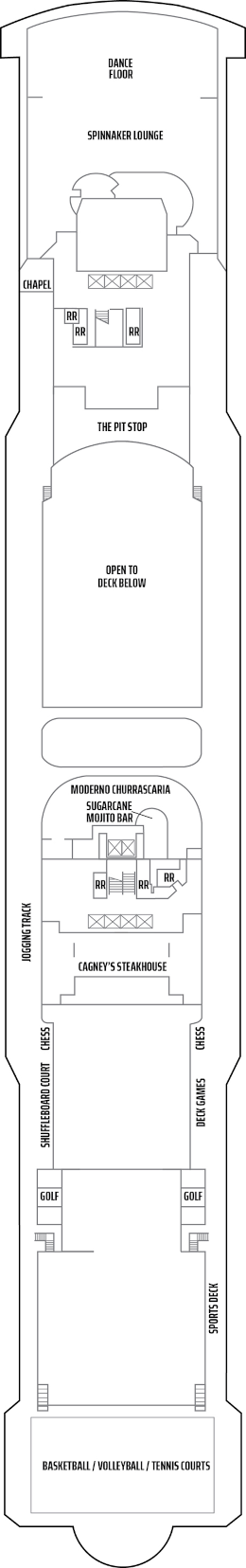 Norwegian Jade Deck 13 Deck Plan