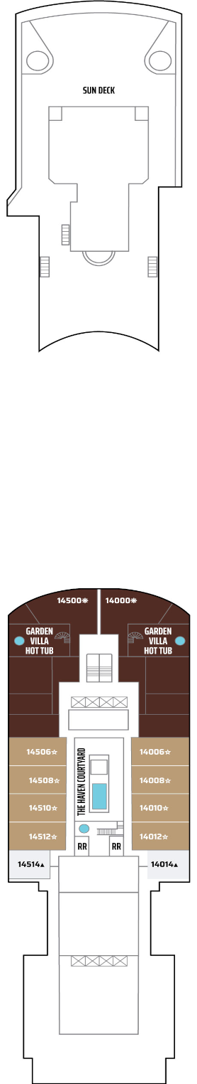 Norwegian Jade Deck 14 Deck Plan