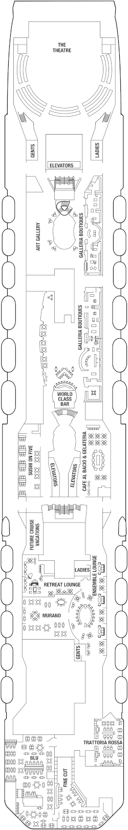 Celebrity Solstice Entertainment Deck Deck Plan