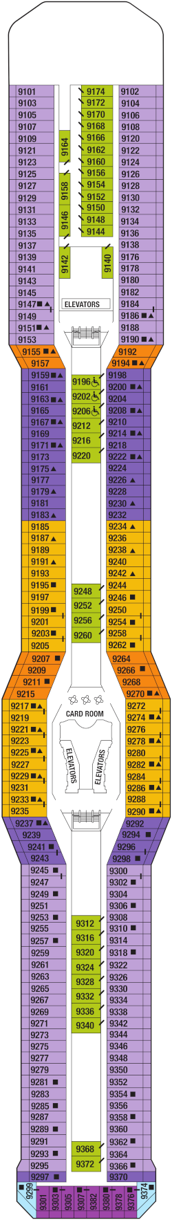 Celebrity Solstice Panorama Deck Deck Plan