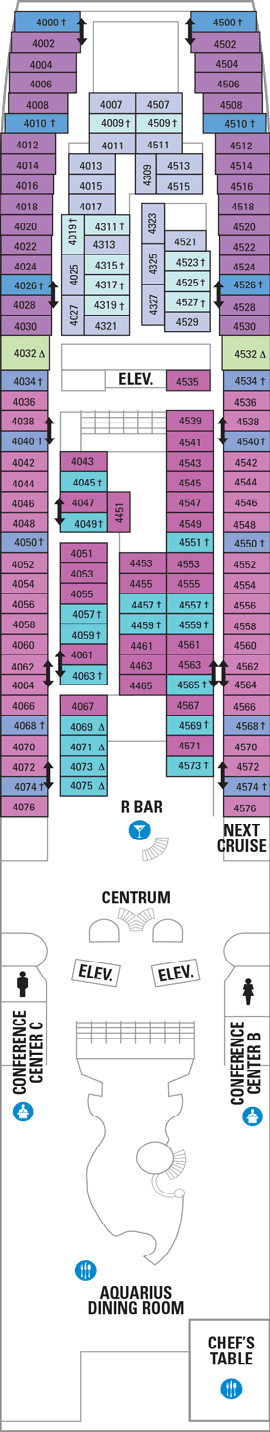 Royal Caribbean's Vision of the Seas Cruise Ship, 2021, 2022 and 2023