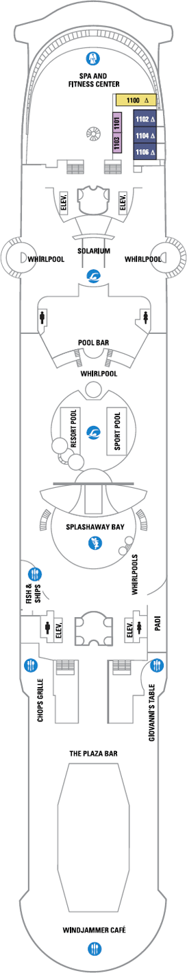 Independence Of The Seas Deck Eleven Deck Plan