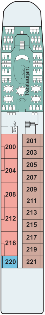 Viking Hemming Middle Deck Deck Plan