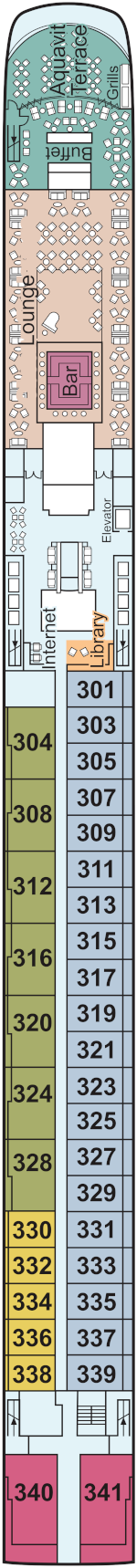 Viking Idun Upper Deck Deck Plan