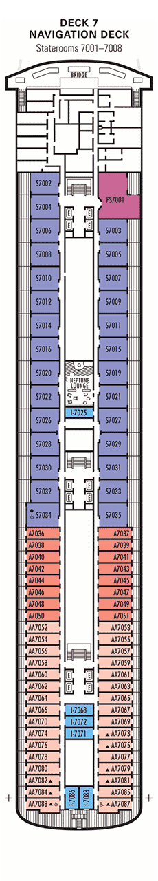 Zaandam Navigation Deck Deck Plan