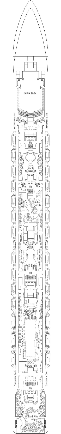 Msc Divina Apollo Deck Deck Plan