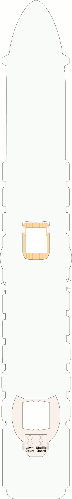 Regal Princess Deck 19 - Sky Deck Plan