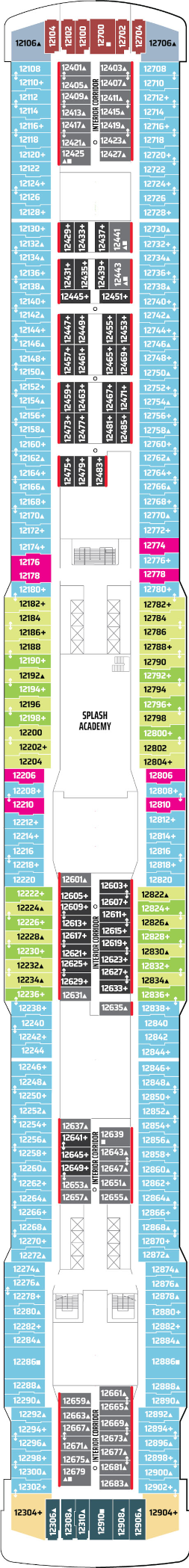 Norwegian Breakaway Deck Twelve Deck Plan