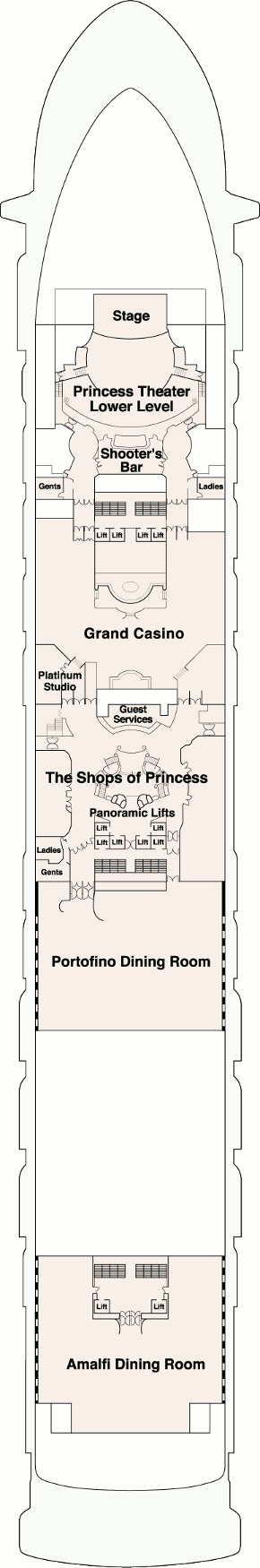 Star Princess Fiesta Deck Deck Plan